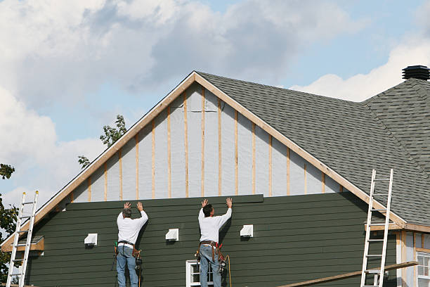 Professional Emergency Siding Repair technician working in Brookfield, NJ